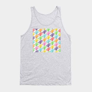 Springer Spaniel Pastel Pattern Tank Top